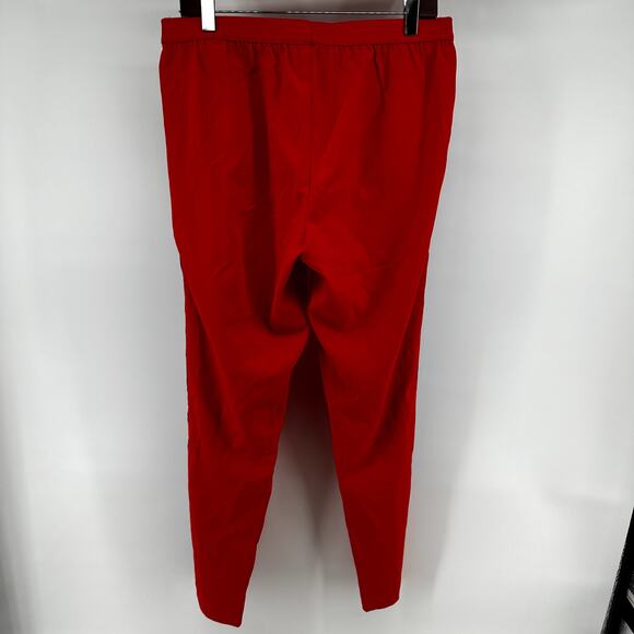 Zadig & Voltaire Paula Band Pants Trousers Tuxedo Stripe Pockets Red 42 XL NWT - Picture 6 of 6